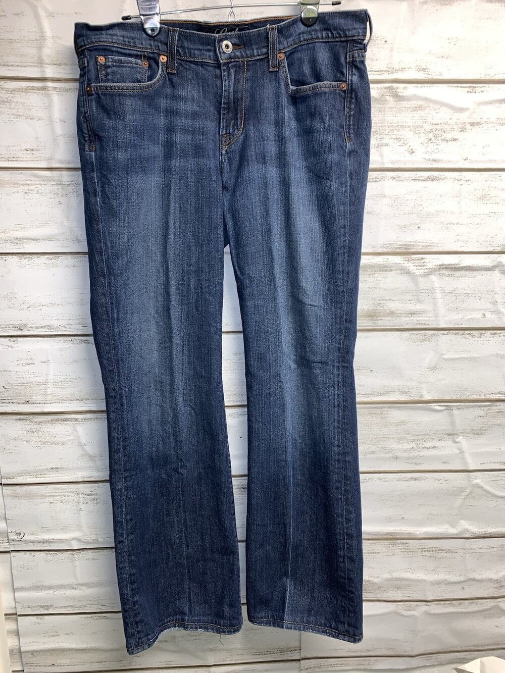 Lucky Brand Gene Montesano Womens Jeans 12/31 Reg Inseam Henna Sweet N Low USA